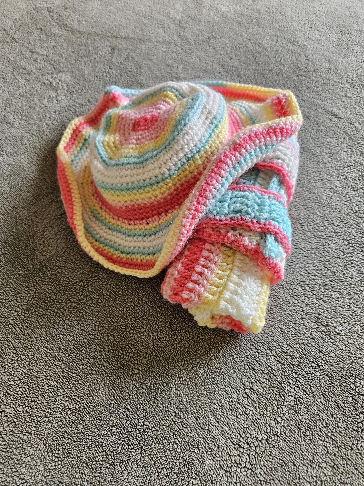 Baby Romper and Hat. Onesie and Bucket Hat. Striped Baby Set. Baby Shower Gift. Gender-Neutral Clothes. Crochet Baby Set. Striped Romper.