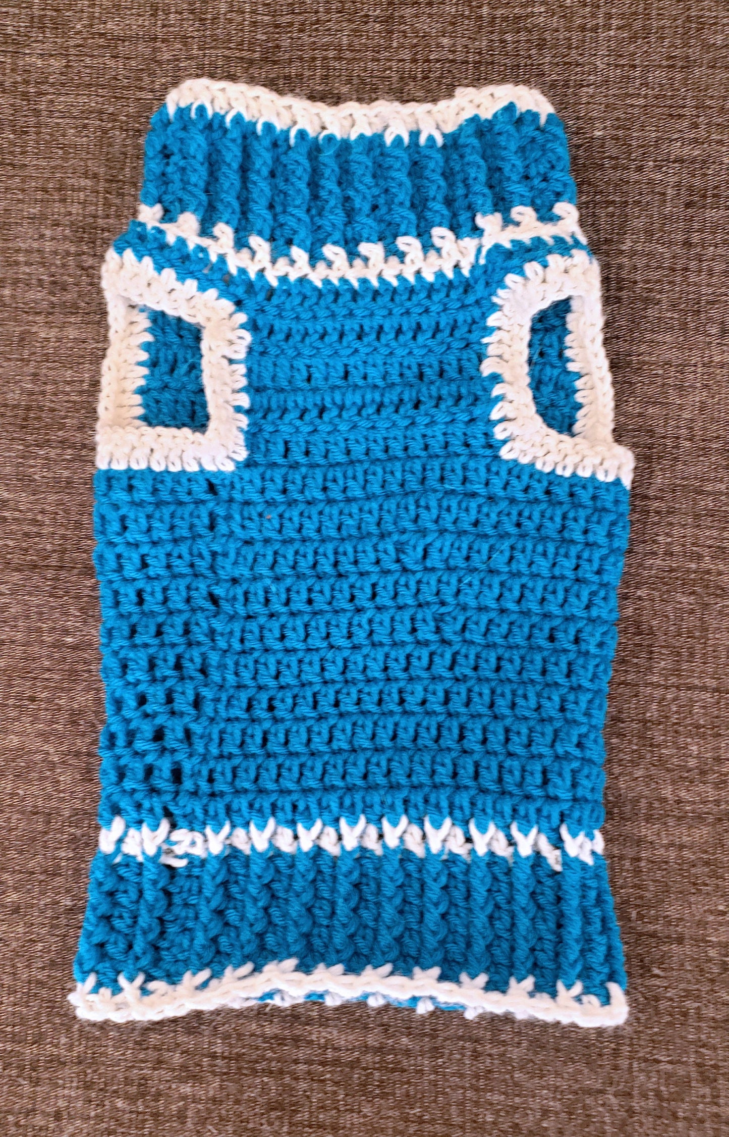 Cat Sweater. Kitty Cozy. Dog Sweater. Pet clothing. Crochet Pet Turtleneck. Puppy Cozy. Blue and White. Fur Baby Sweater. Pet Owner Gift.