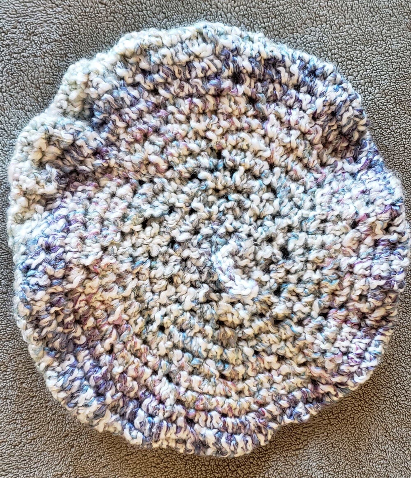 Chunky crochet beret