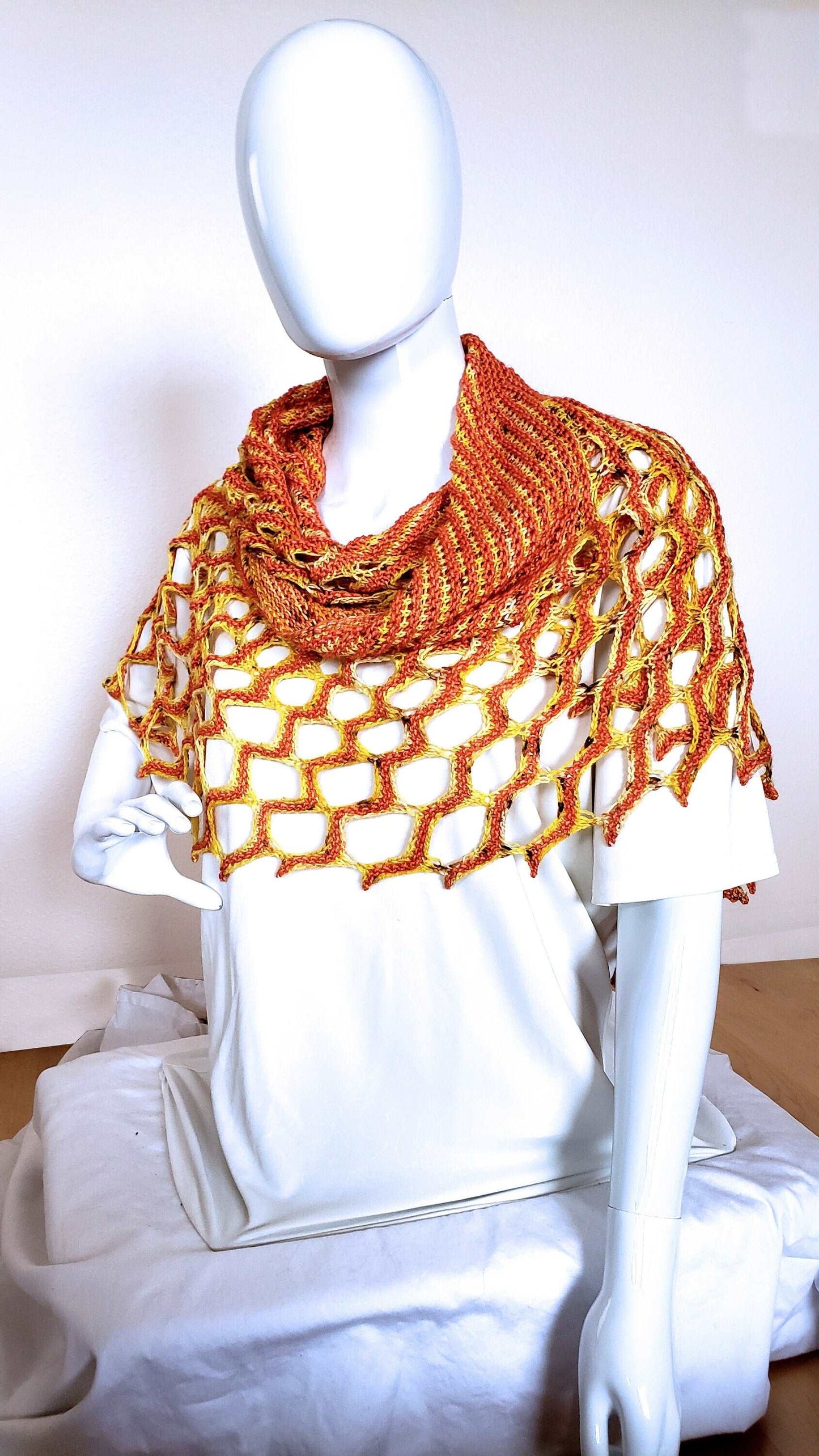 Elegant Tangerine Wrap