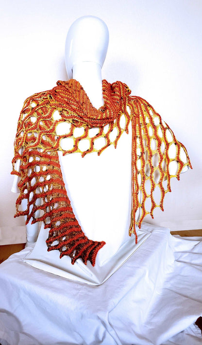 Elegant Tangerine Wrap