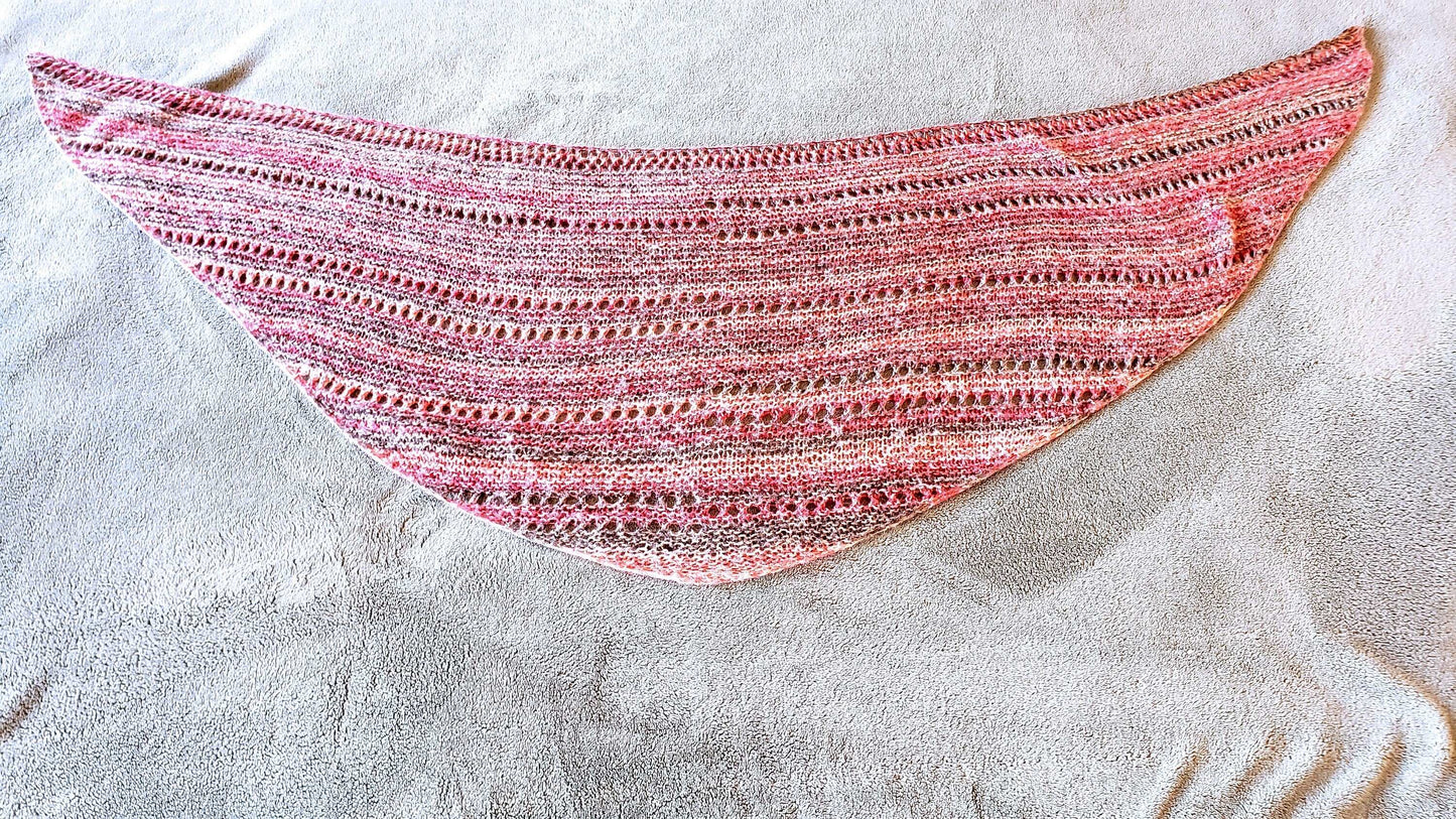 Lacy Semi-circular Shawl