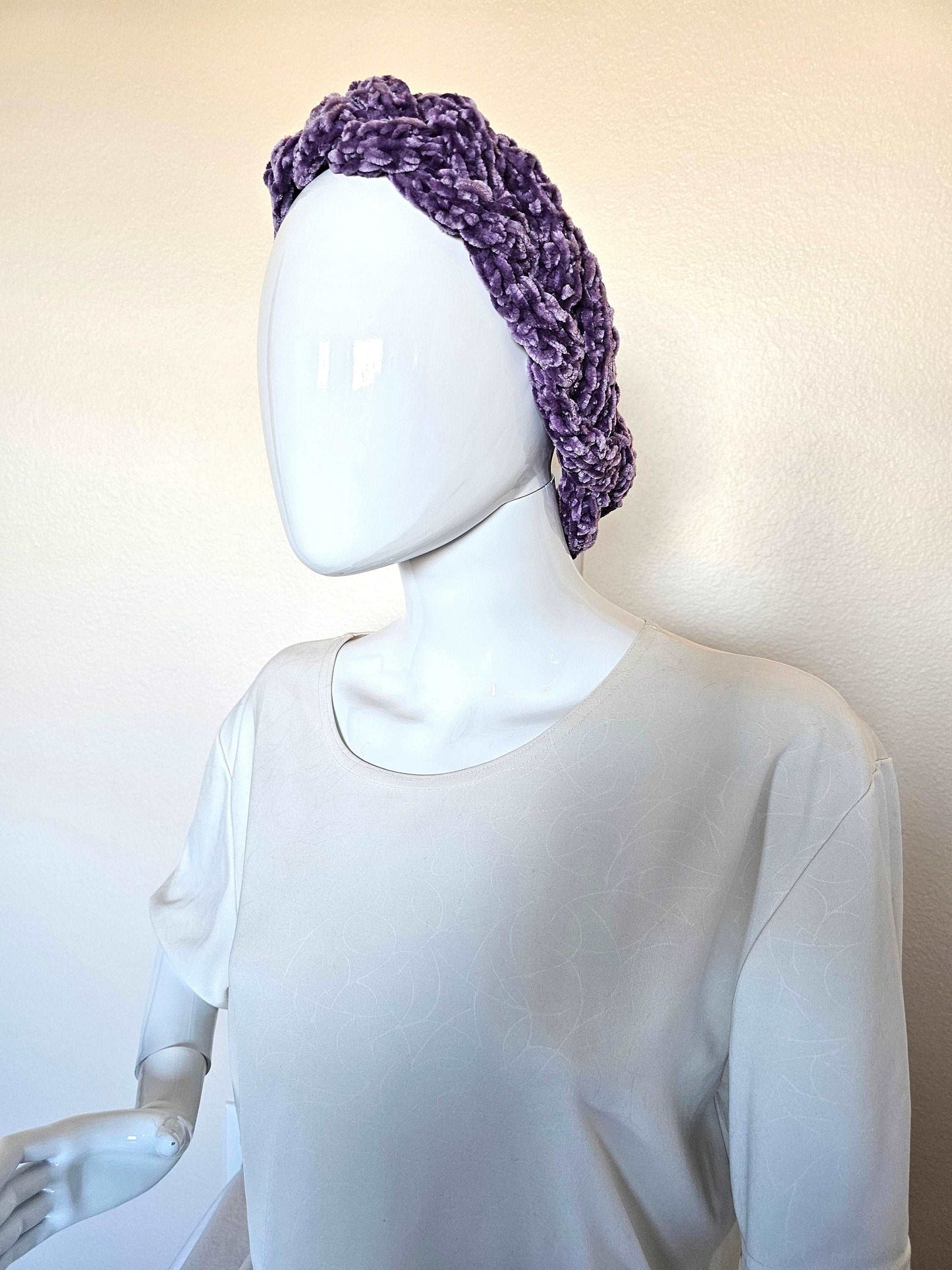 Amethyst Braided Ear warmer